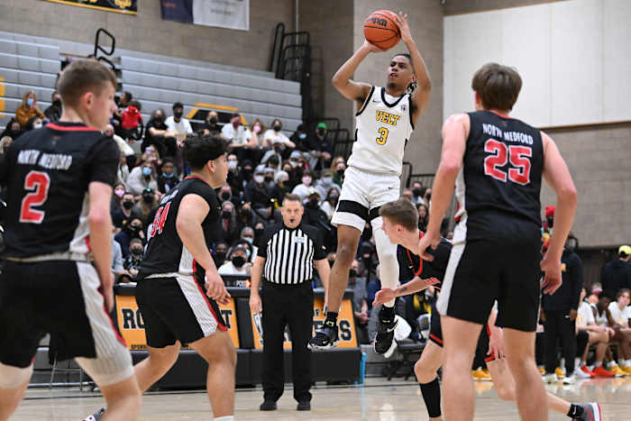 Roosevelt North Medford boys basketball Leon Neuschwander 26